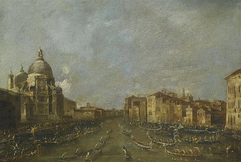 Veduta del Canal Grande con Santa Maria della Salute